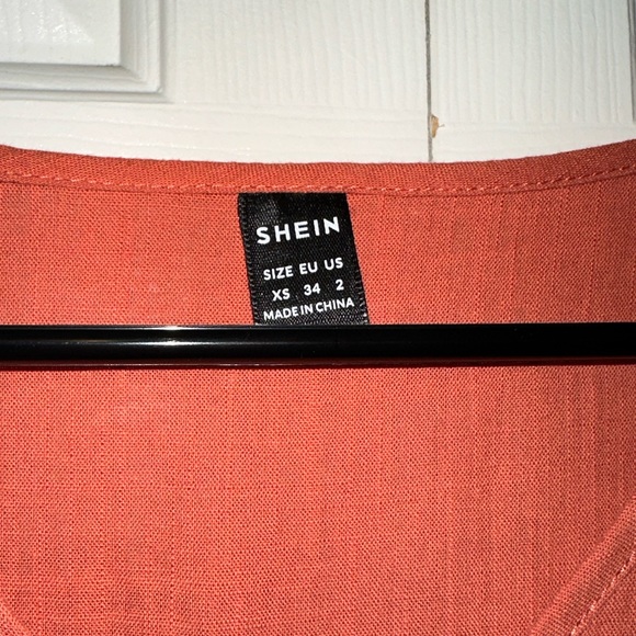 Burnt Orange Mini Dress - Picture 2 of 3